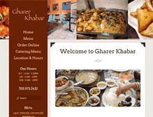 Tablet Screenshot of gharerkhabar.com